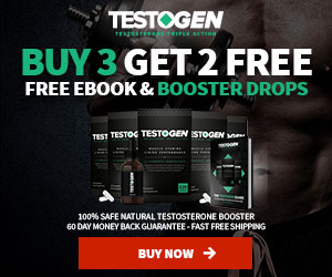 Buy 3 get 2 free testogen banner
